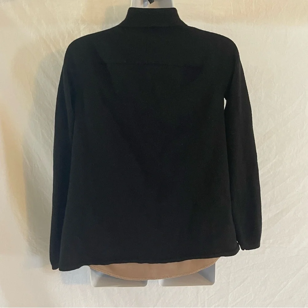 LOFT Black Open Front Cardigan - Picture 5 of 6